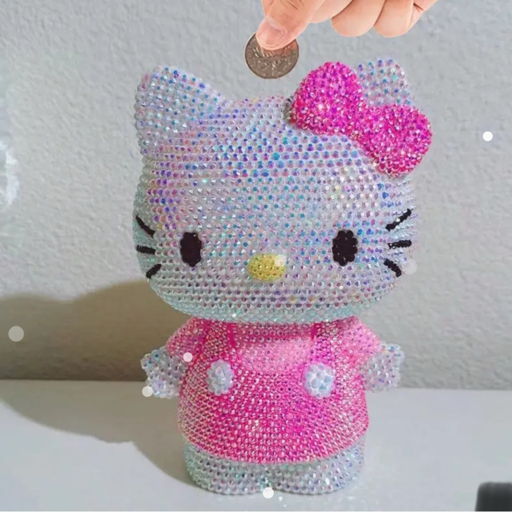 Bedazzled HK Piggy Bank